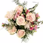 Rose Bouquet in Light Pink