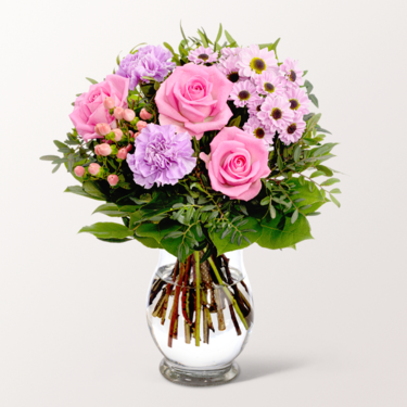 Flower Bouquet Freude with vase