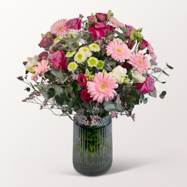 Premiumstrauß Magischer Moment mit Vase