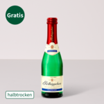 Muttertags-Set mit Blumenstrauß, Teddybär, Sekt sowie mit Vase & Rotkäppchen Sekt
